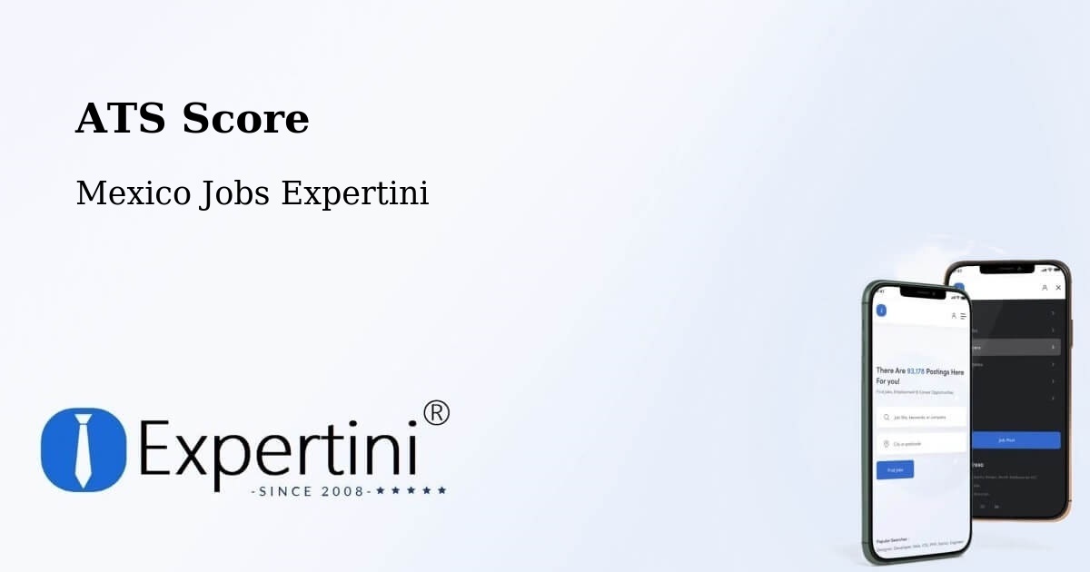 Resume ATS Score & Job Description Match Tool – Los Robles - Mexico Jobs Expertini